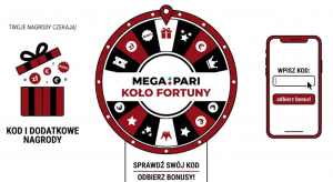 Megapari koło fortuny kod i dodatkowe nagrody
