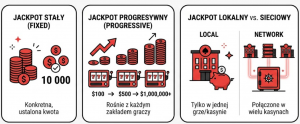 Różne typy jackpotów w grach slotowych