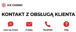 Kontakt z obsługą klienta Ice Casino