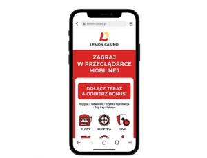 Lemon Casino w przeglądarce mobilnej